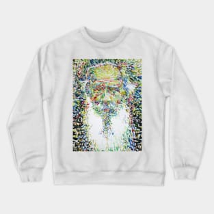 LEO TOLSTOY watercolor portrait .3 Crewneck Sweatshirt